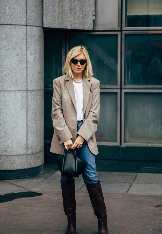 欧美街拍：长裤这样穿又帅又酷，让你轻松拥有模特比例