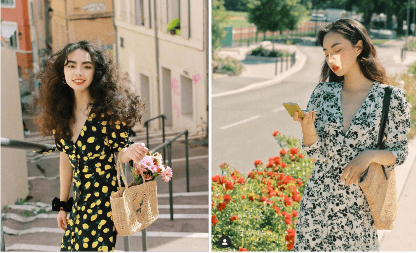 小个子女生穿衣有道!夏天裙装学这位法式博主,一键复制照着穿就好看