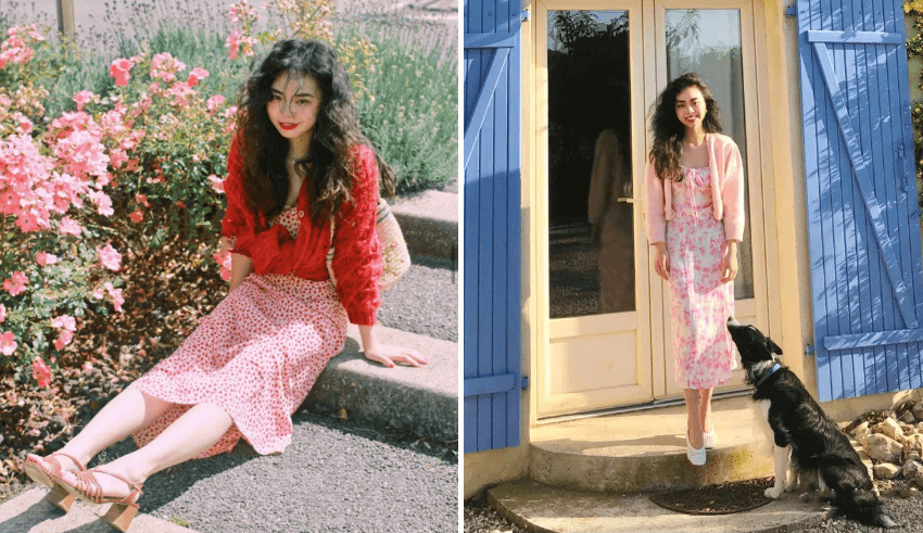 小个子女生穿衣有道!夏天裙装学这位法式博主,一键复制照着穿就好看