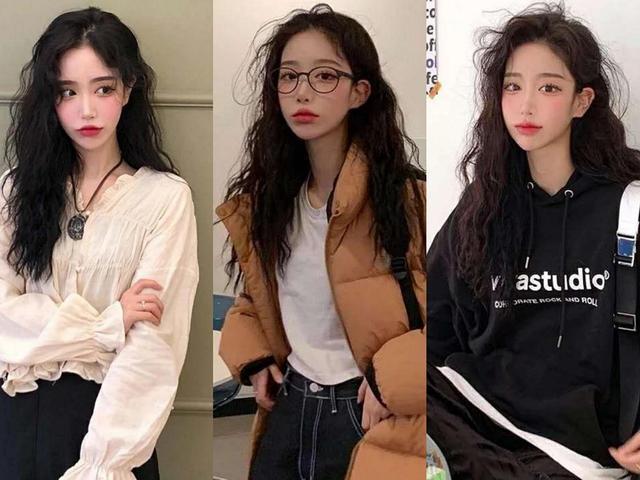 女生羊毛卷发型图片 适合什么发型和脸型