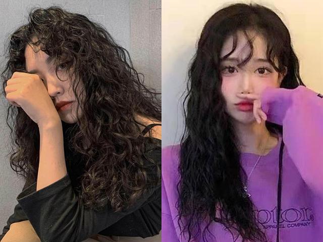 女生羊毛卷发型图片 适合什么发型和脸型