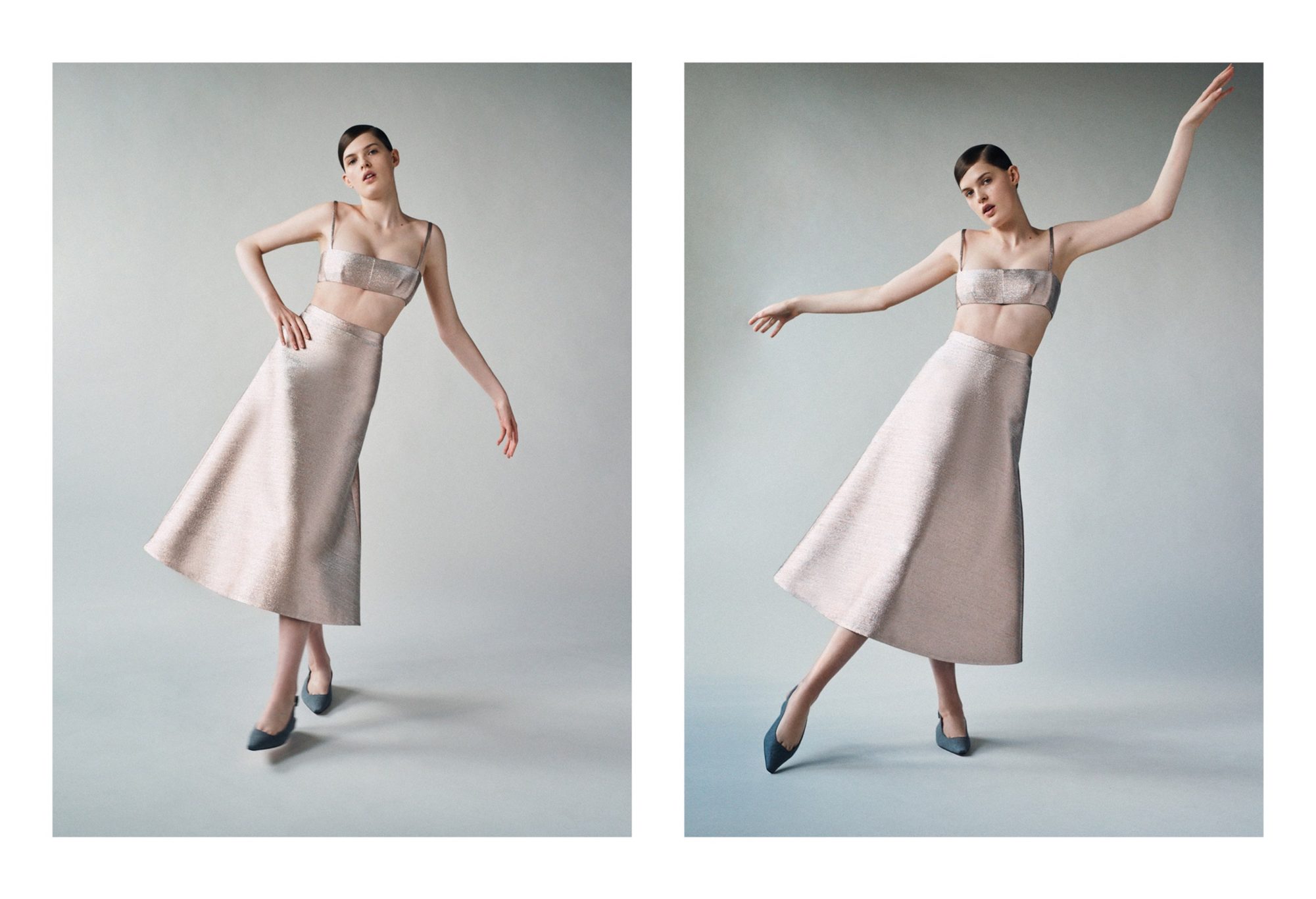 2022早春服装报导:满载50年代末气息,Emilia Wickstead充满乐趣的复古服装