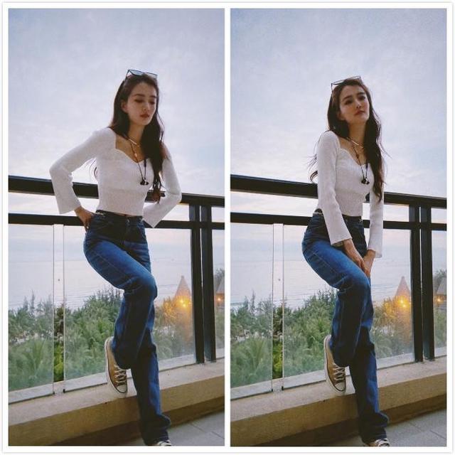 想要清纯又性感怎么穿?让徐璐的最新穿搭告诉你