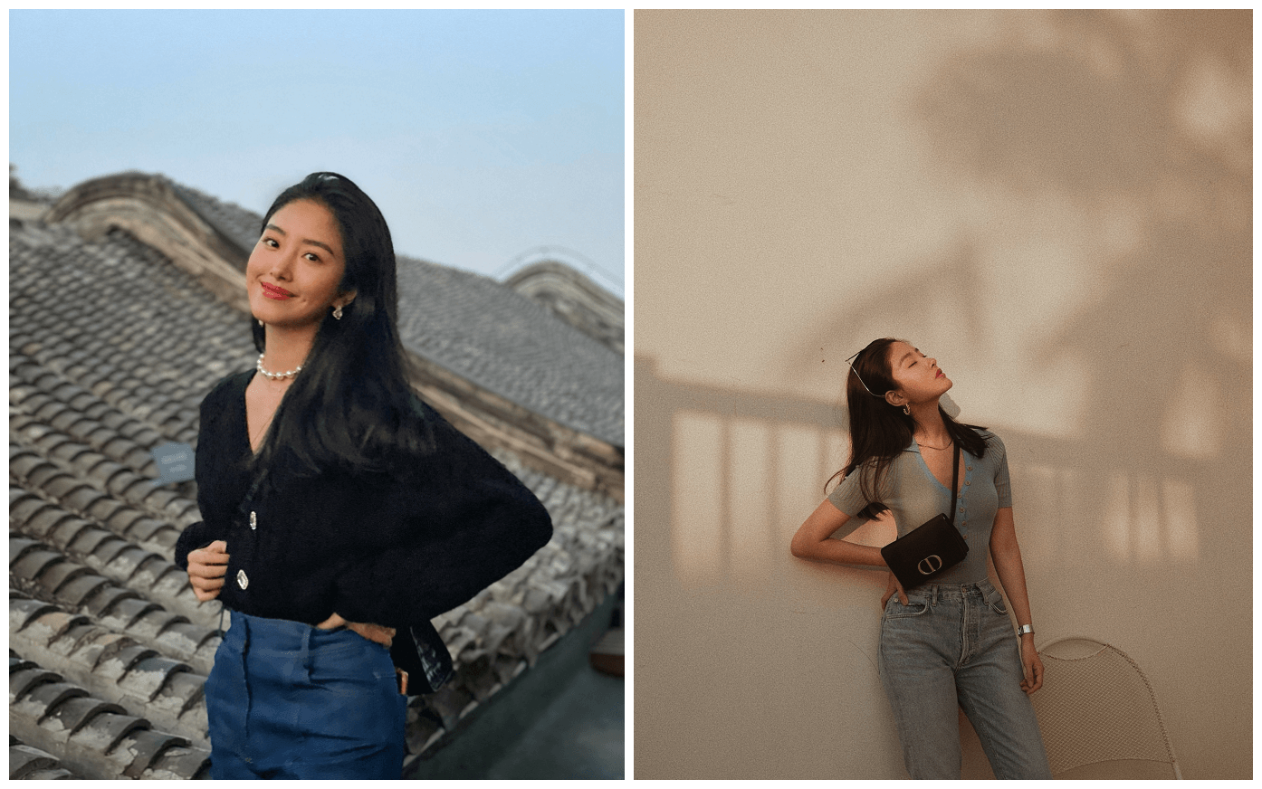 杨采钰的法式风太撩人了,南法衬衫优雅有风情,难掩阔太气质!