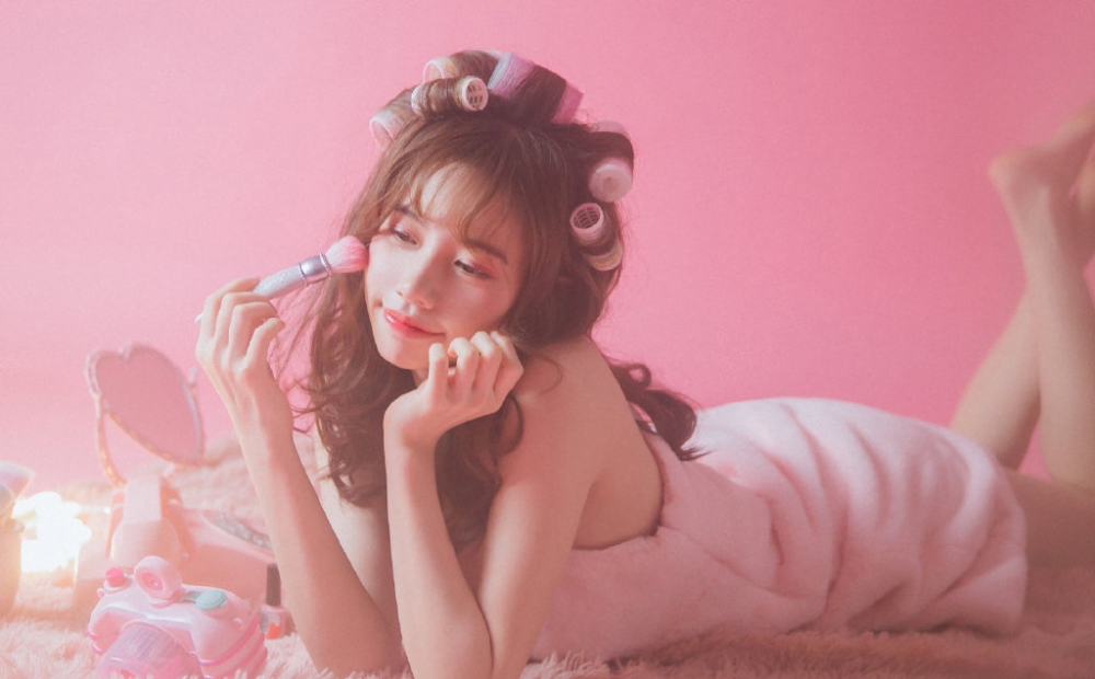 可爱粉红女郎性感写真图片合集