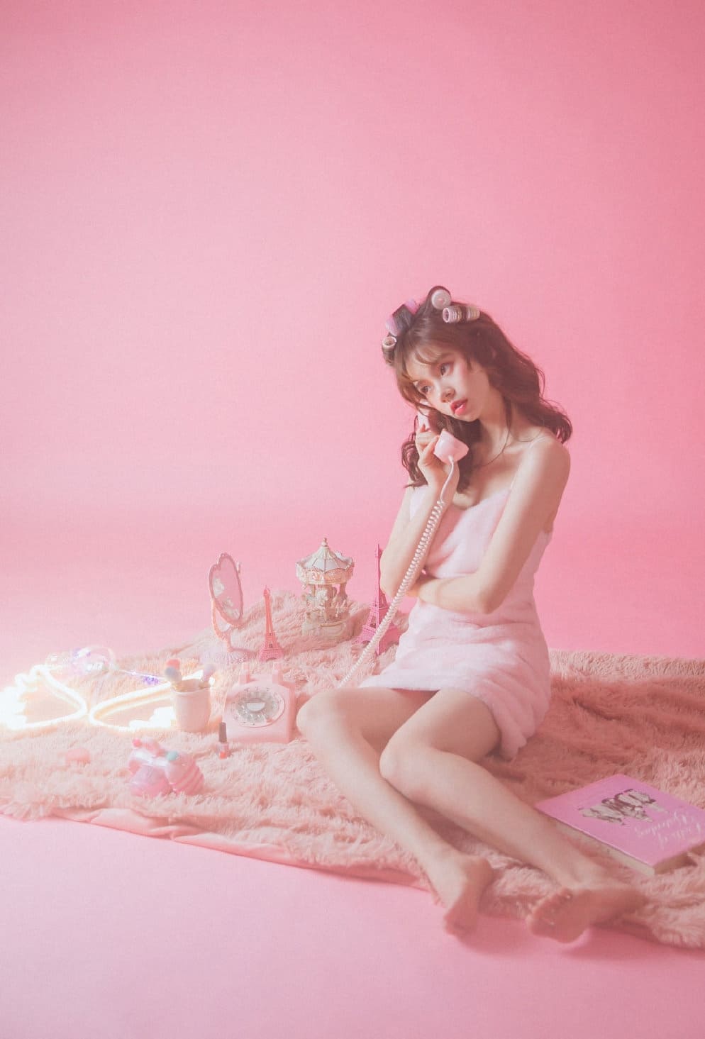 可爱粉红女郎性感写真图片合集