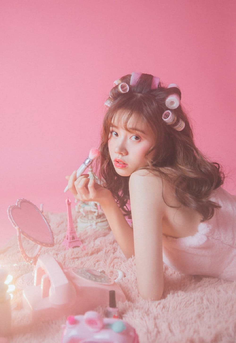 可爱粉红女郎性感写真图片合集