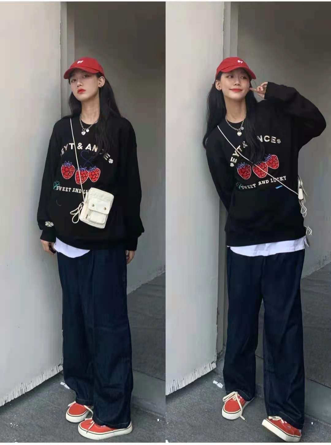黑色卫衣搭配什么裤子和鞋子好看