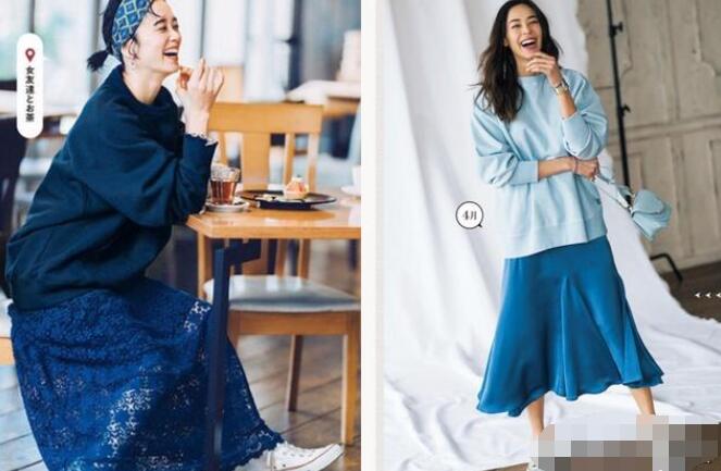 不穿高跟鞋,裙子要怎样搭配才好看