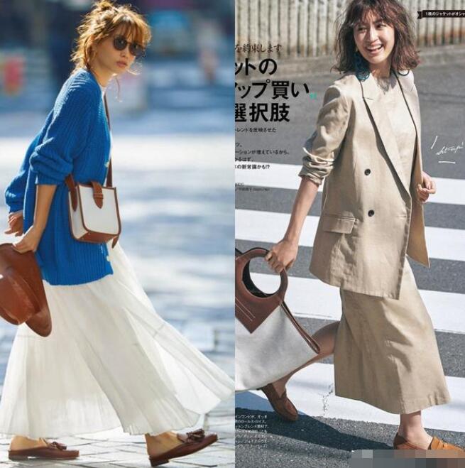 不穿高跟鞋,裙子要怎样搭配才好看