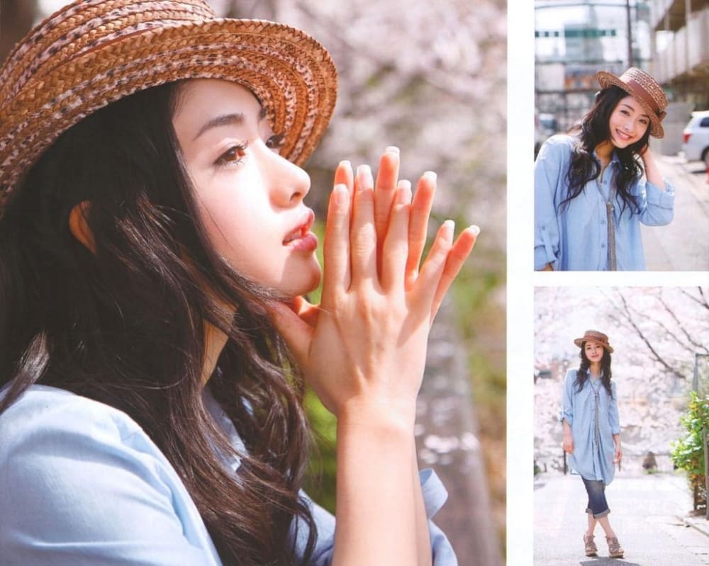 石原里美日杂风胶片早期甜美写真套图