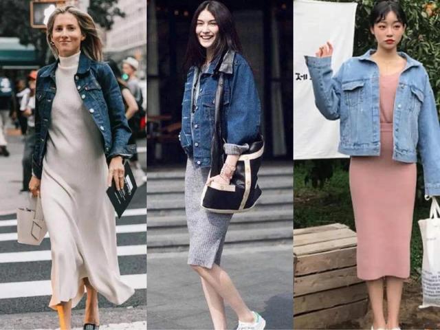 针织长裙搭配什么外套好看?