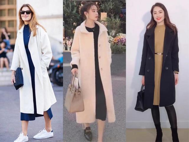 针织长裙搭配什么外套好看?