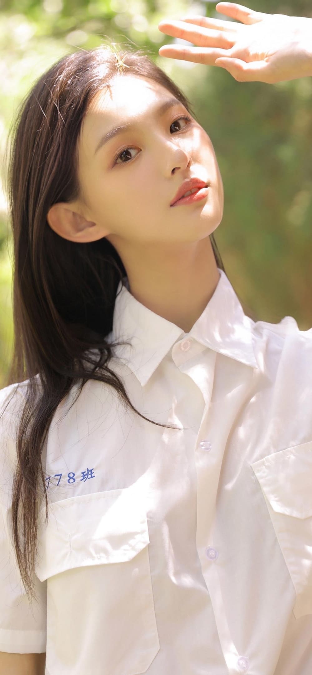 校园女神黑长直户外清新唯美写真合集