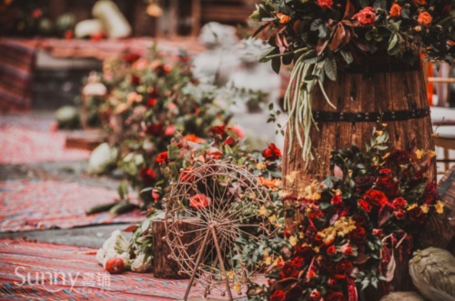 那家小馆古朴时尚婚礼,喜铺婚礼精心策划