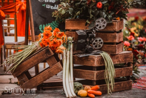 那家小馆古朴时尚婚礼,喜铺婚礼精心策划