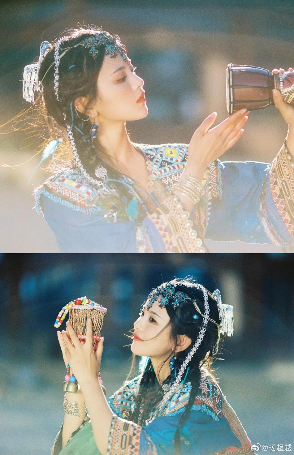 杨超越最新民族风造型超美！异域风情装扮太惊艳