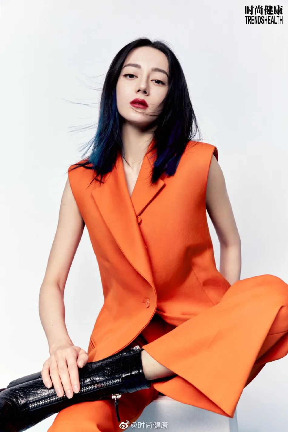 迪丽热巴瑞雪美图超妩媚!气场全开魅力十足