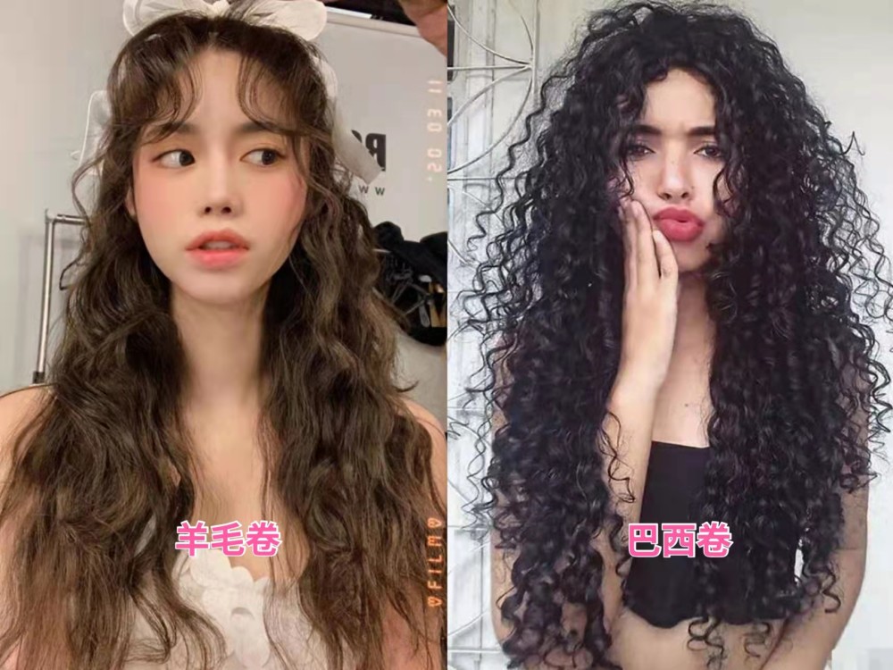 今年流行烫“巴西卷”,时尚小姐姐已留着羊毛卷发型