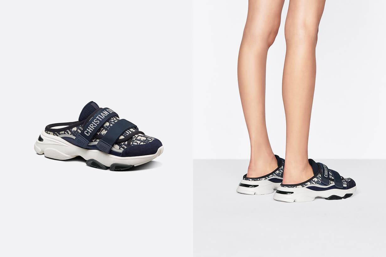 Dior这双老花Mule，两个颜色是宝藏鞋款！