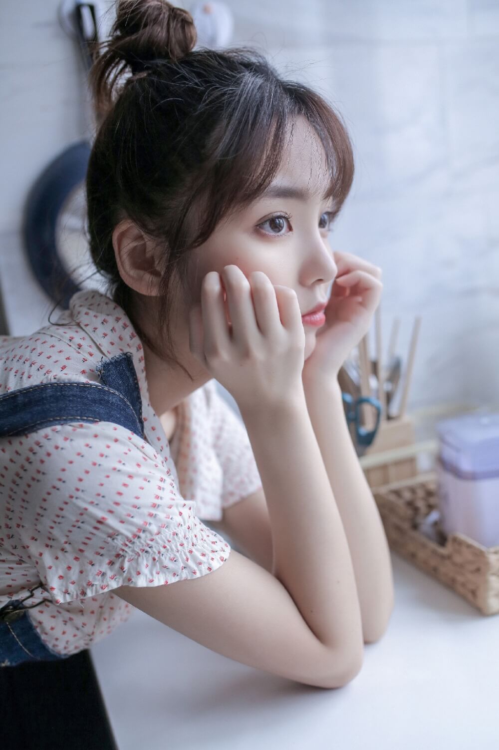 清新少女清纯生活照片展甜美笑容