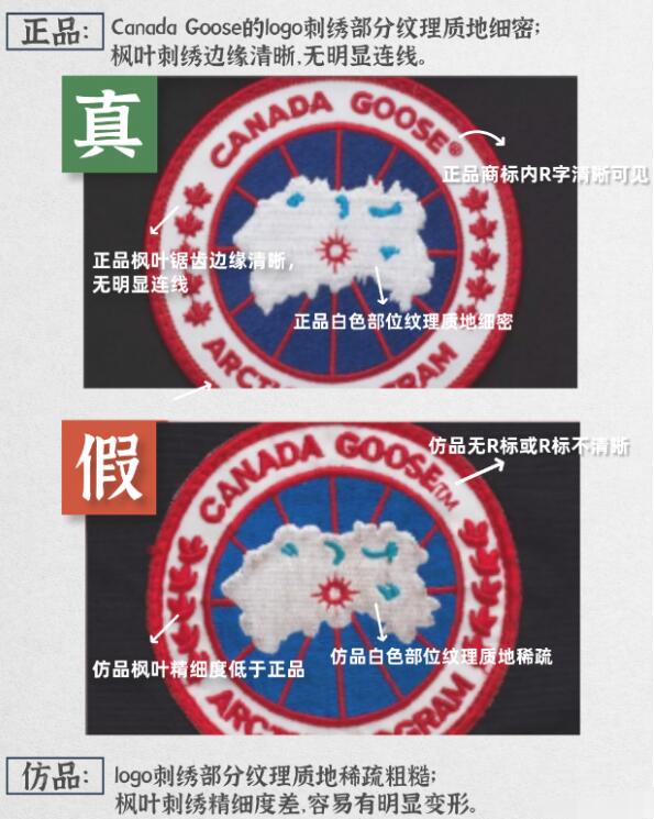 加拿大鹅logo有几种 加拿大鹅logo真伪鉴别
