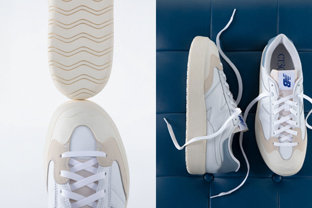 New Balance IU CT302 厚底白运动鞋