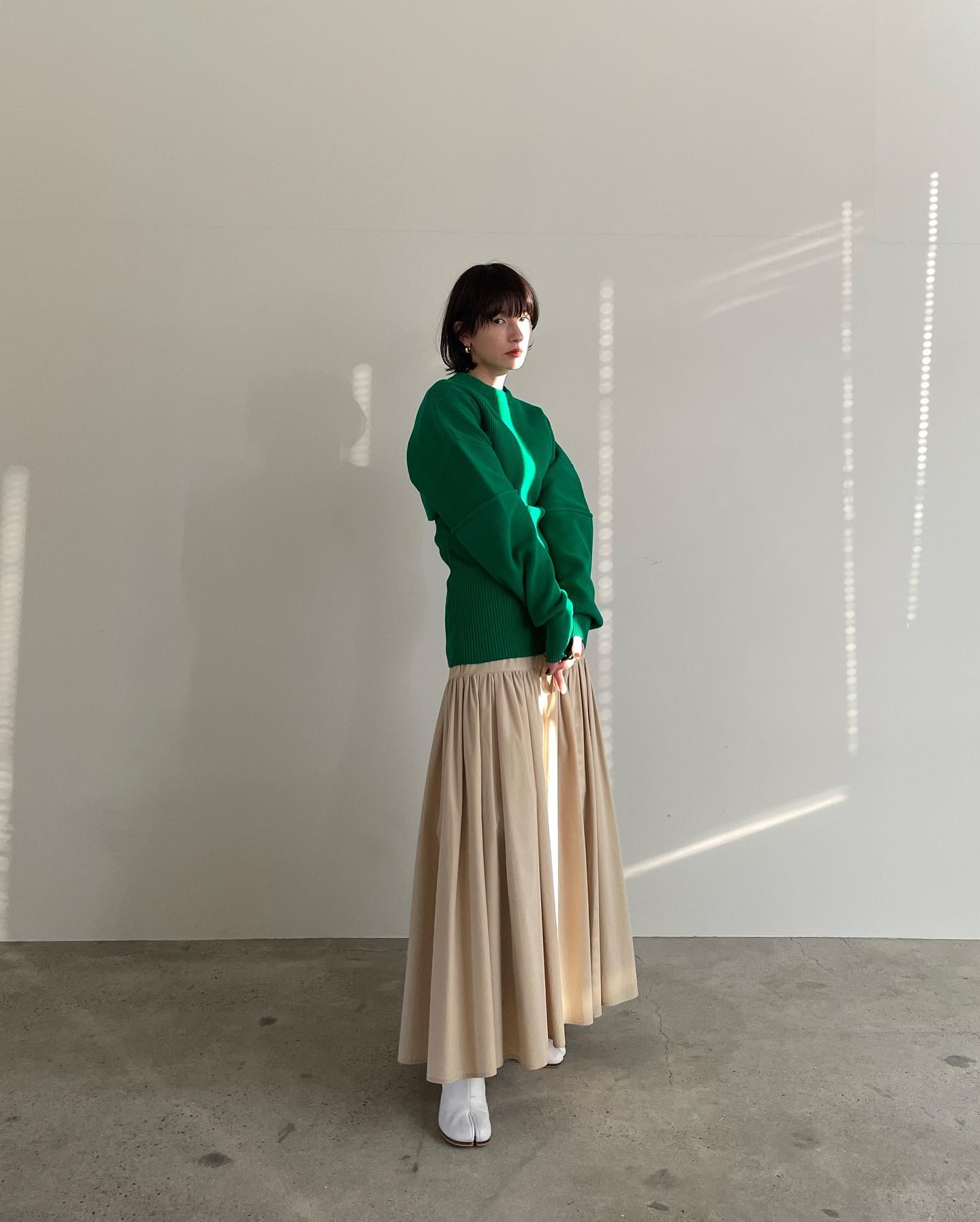 宽大衣她穿着就是好看，日本潮模松本惠奈示范158cm女生要怎样穿衣打扮