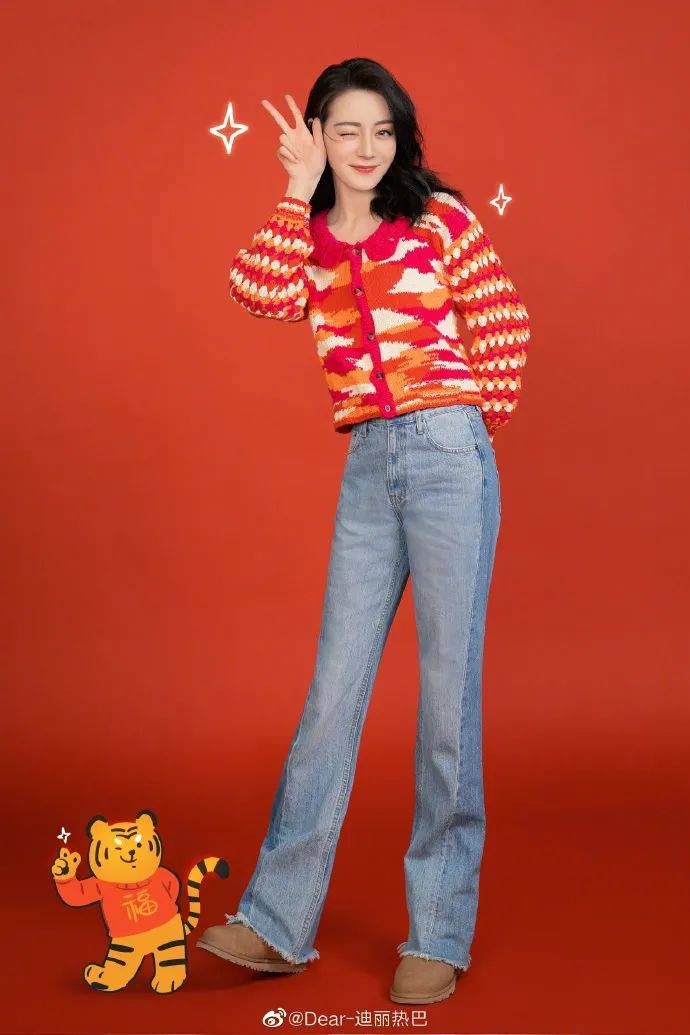 迪丽热巴晒靓丽写真美若天仙！成熟性感美不可挡