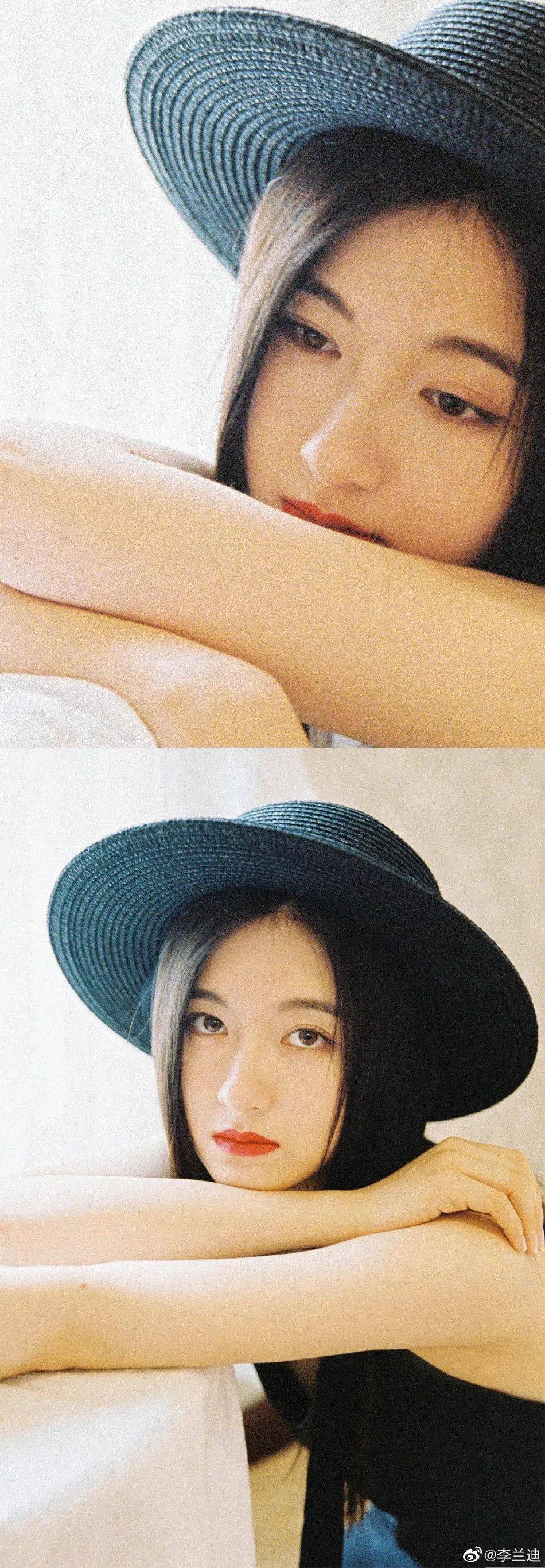 李兰迪身穿黑色吊带裙超靓丽!艳若桃李太性感撩人