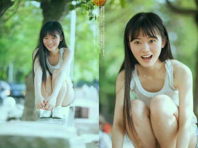 15岁“书模”鞠婧祎太美了！雪肤玉貌大长腿清丽脱俗