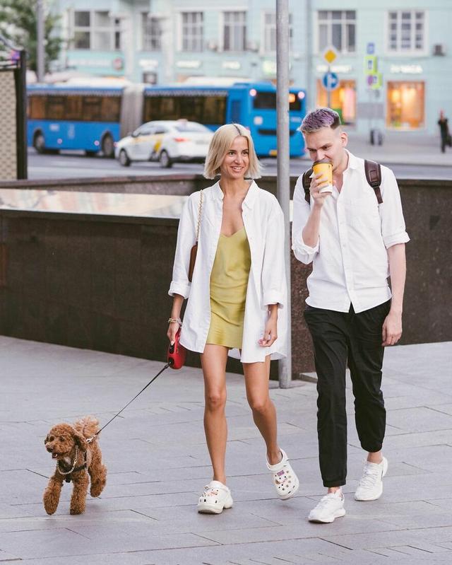 俄罗斯时尚街拍，穿衣打扮不分国籍