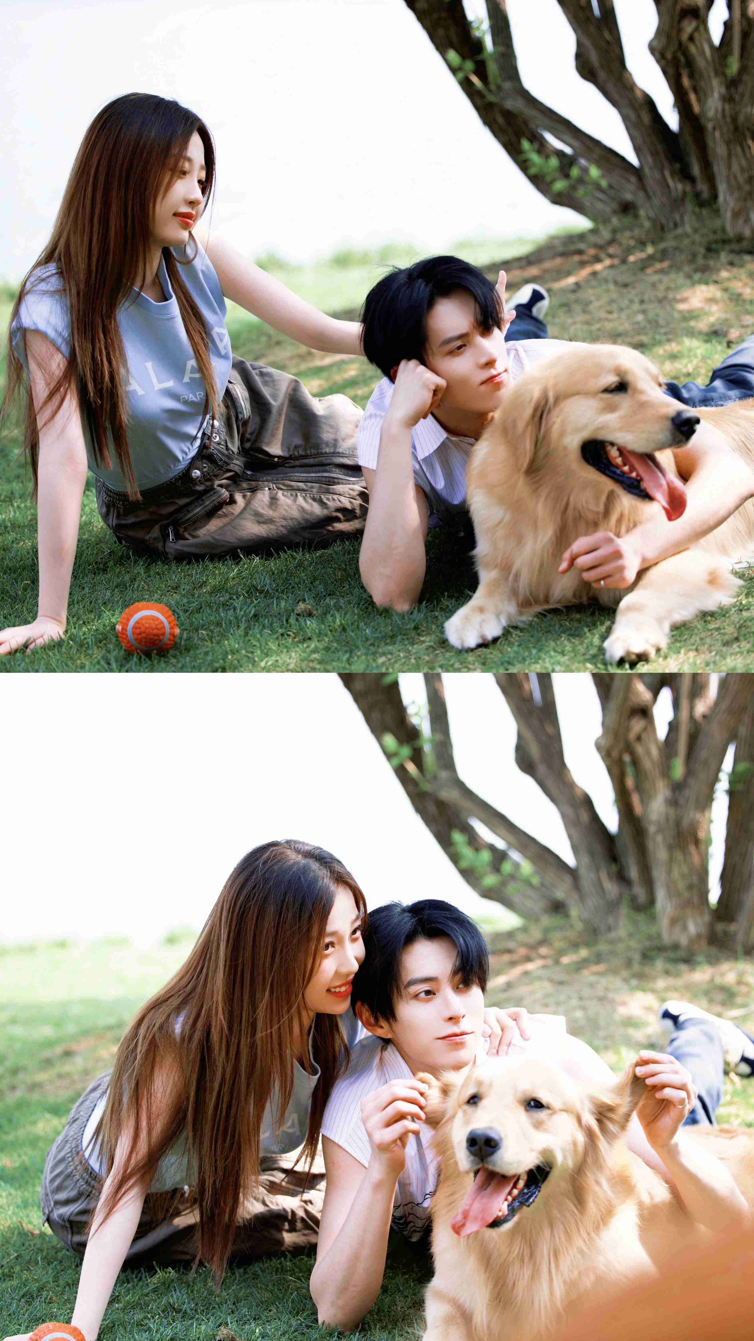 虞书欣王鹤棣苍兰诀芭莎大片 大魔王小兰花氛围感写真