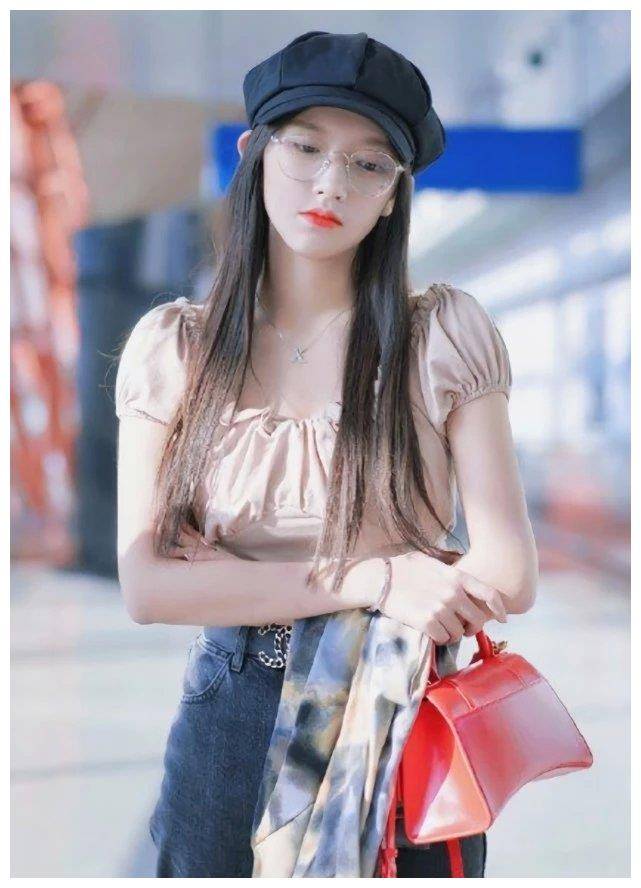 21岁的程潇唯一一次穿花仙子裙,美到让人窒息