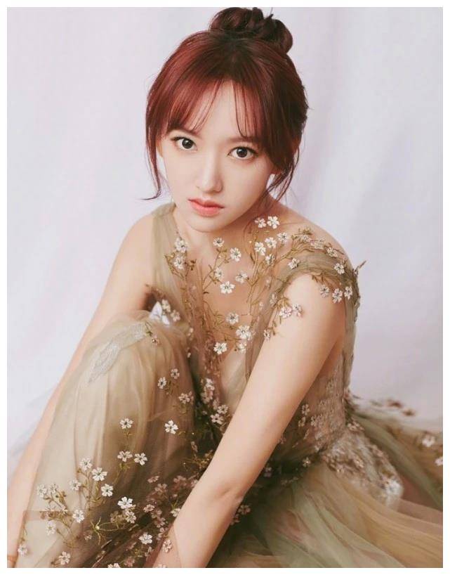 21岁的程潇唯一一次穿花仙子裙,美到让人窒息