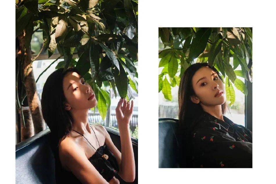 陈都灵穿黑色抹胸裙大秀香肩,微微一笑很倾城!