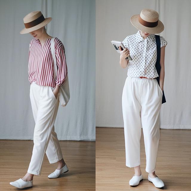 有气质的女人这样穿衣：颜色要浅、款式要简！高级感扑面而来