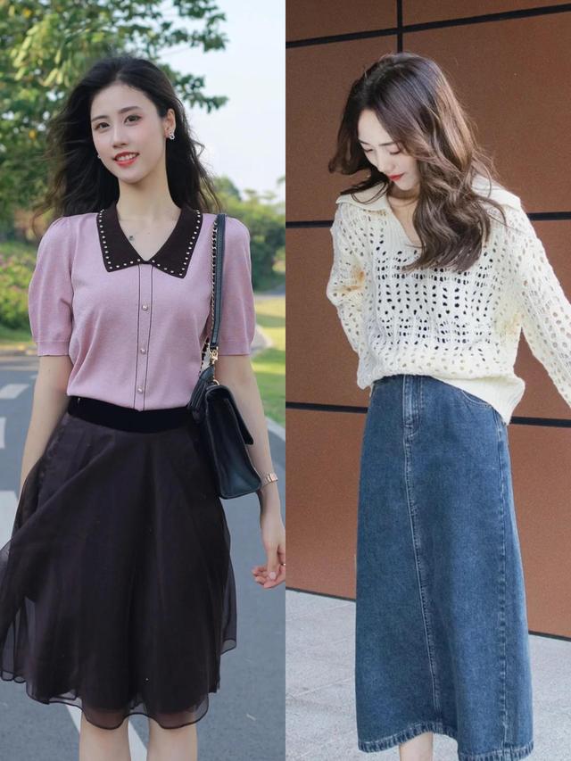 穿衣简约高级的女性，秋季都爱穿针织衫，看极简风博主就知道了