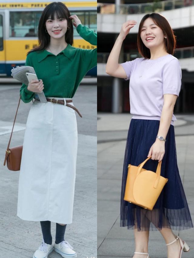 穿衣简约高级的女性，秋季都爱穿针织衫，看极简风博主就知道了