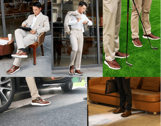 酷拉锐鸿鹄系列：一双注入运动灵魂的商务鞋