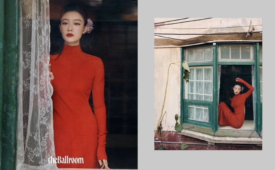 倪妮穿红色长裙大秀美背!雪肤玉貌太性感撩人-4 倪妮穿红色长裙大秀美背!雪肤玉貌太性感撩人