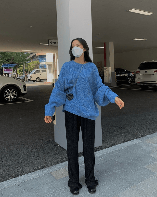 ins时尚博主mmuuto秋冬质感层次叠搭 随性休闲风