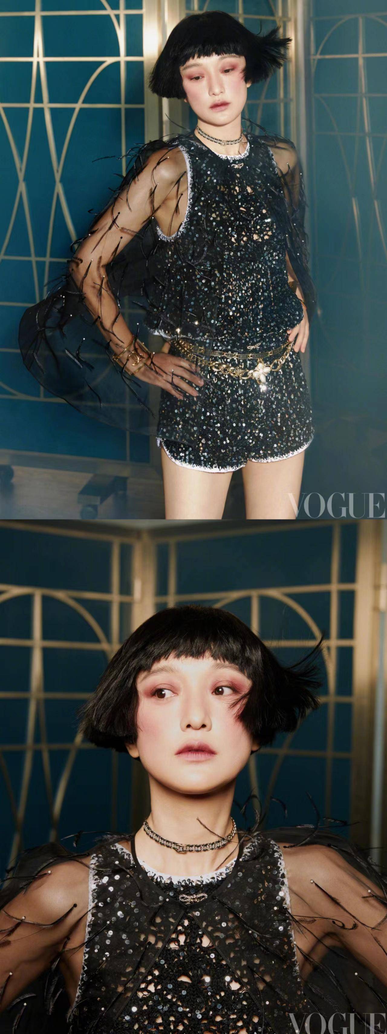 周迅登VOGUE享巨星待遇！穿香奈儿最新款美翻了-1