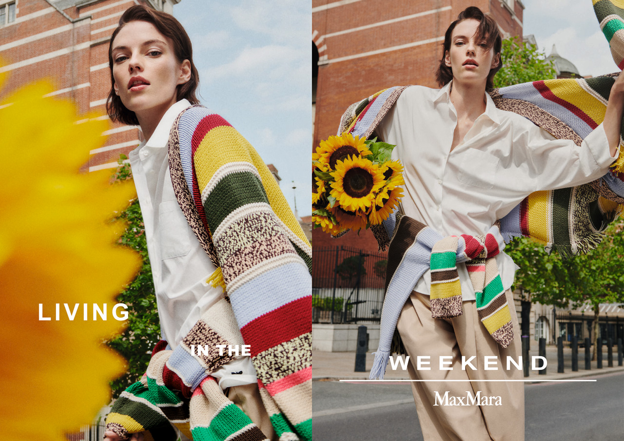 献给每一位追求自由的Weekender:Weekend Max Mara 2023春夏广告