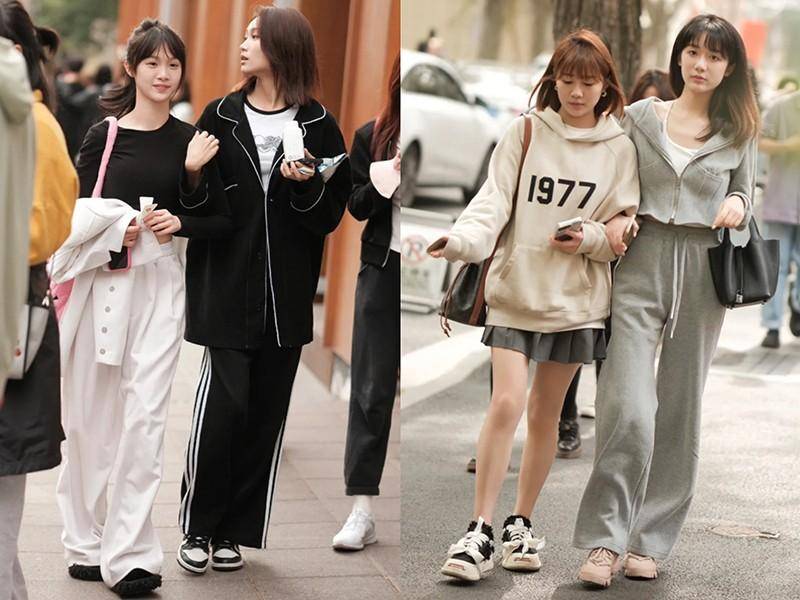 上海街拍：既有长裤拖地，又有下身失踪，两种造型都时髦-6