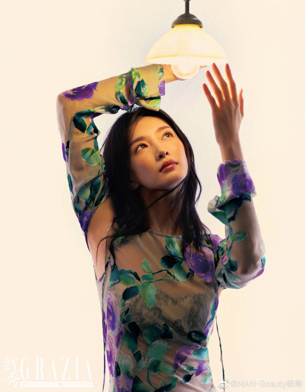 江疏影杂志写真太惊艳！身材曼妙美若天仙女人味十足-7