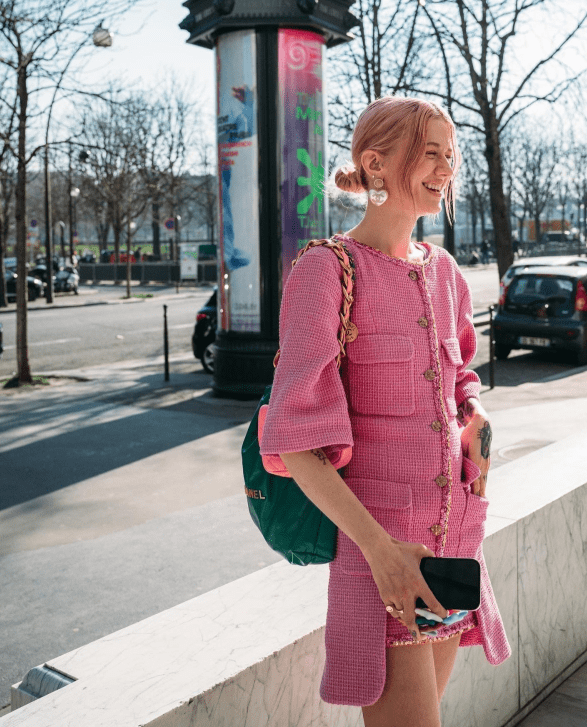 挪威时尚博主Marianne Theodorsen 所有色彩在她身上都无比和谐