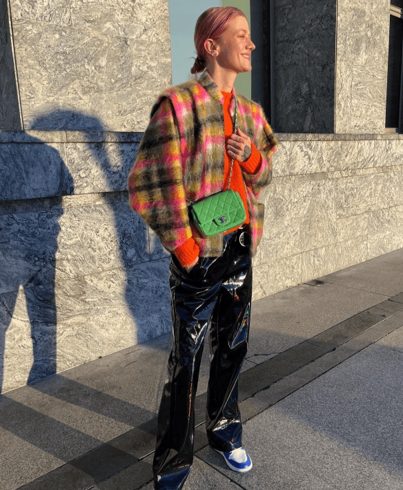 挪威时尚博主Marianne Theodorsen 所有色彩在她身上都无比和谐