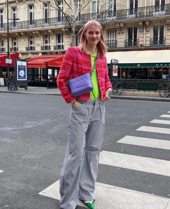 挪威时尚博主Marianne Theodorsen 所有色彩在她身上都无比和谐