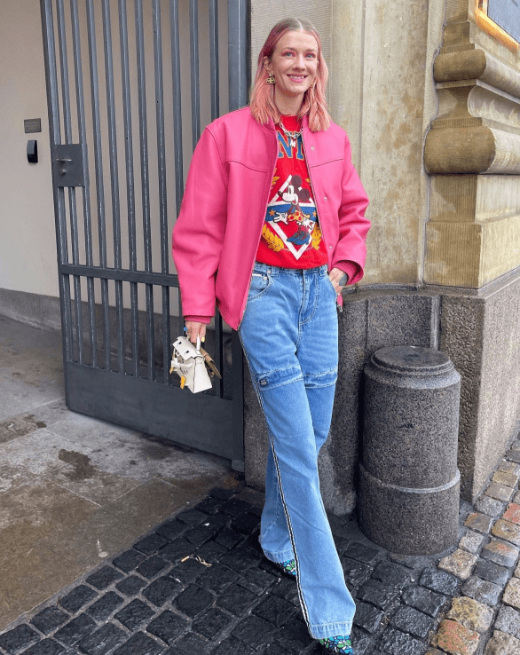 挪威时尚博主Marianne Theodorsen 所有色彩在她身上都无比和谐